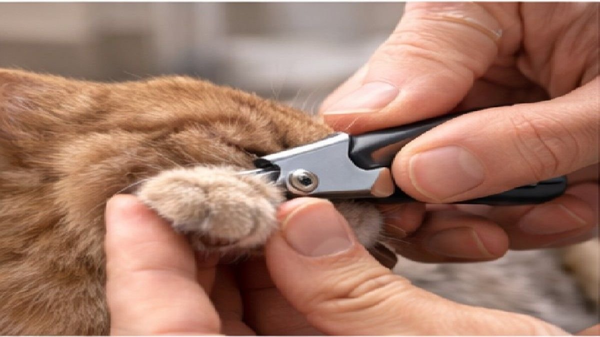 safely trimming cat nails with proper pet nail clippers