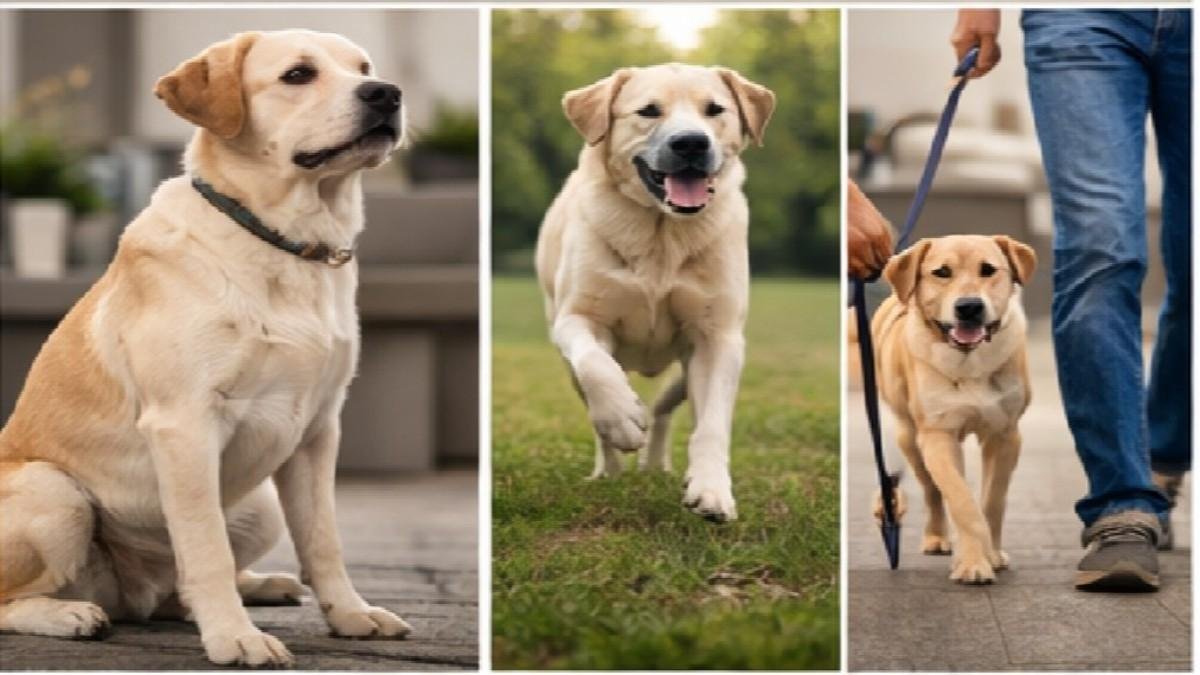 basic dog training commands sit recall leash